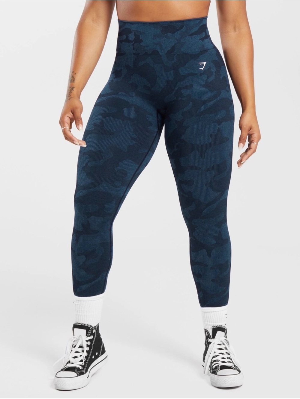 Gymshark Women’s Blue Camo Leggings